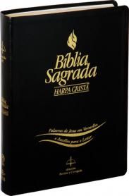 Biblia grande letra gigante palavras de jesus em vermelho